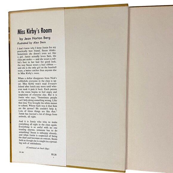 Miss Kirby's Room Hardcover Book Jean Horton Berg Vintage 60s School Friendship - Picture 3 of 9